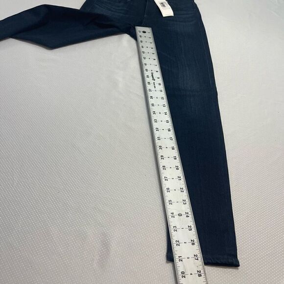 NWT Adriano Goldschmied Super Skinny Legging Ankle Dark Wash Denim Jeans Size 25 - Picture 6 of 13